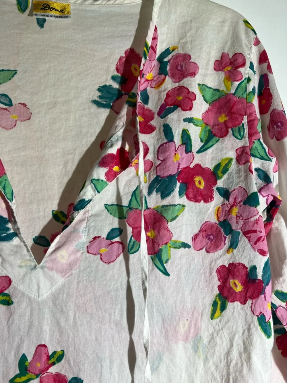Ken Done Authentic Floral Tunic Blouse - Picture 4 of 7